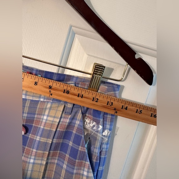 NWT URBAN OUTFITTERS 2 Isabella Printed Flare Pant Blue Multi Slim Fit 60’s 70’s - Picture 9 of 16